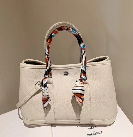 Fashion Women's Scarf Shoulder Crossbody Tote Bag