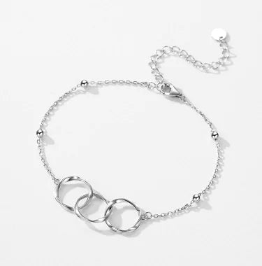 S925 Sterling Silver Versatile Geometric Bracelet