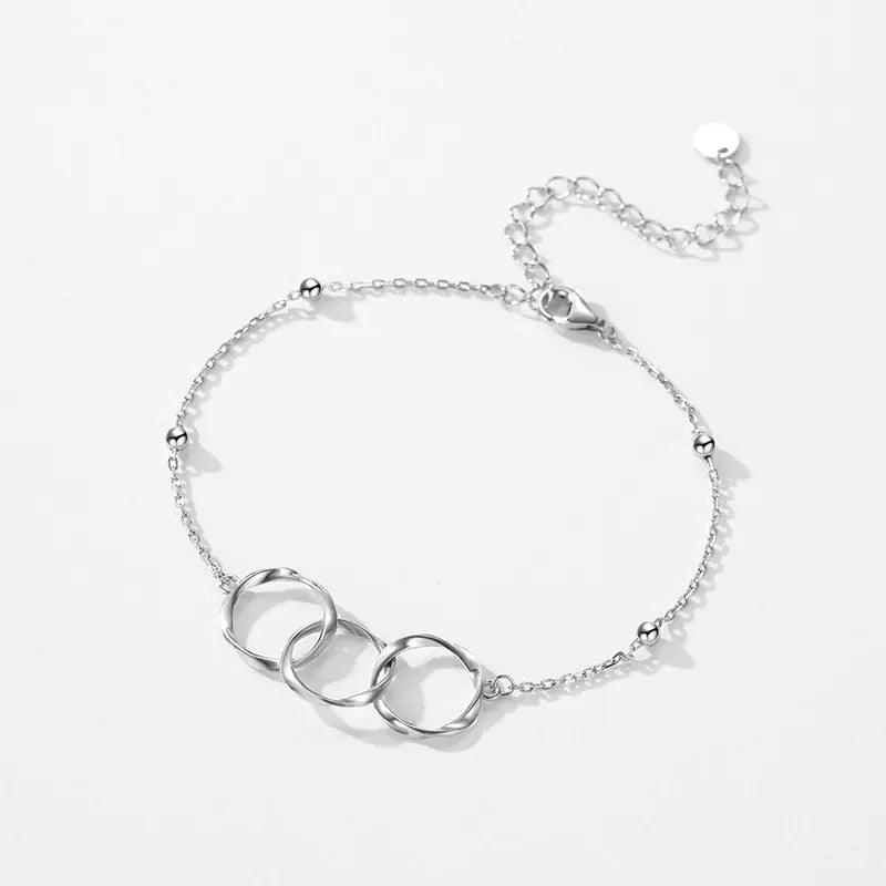 S925 Sterling Silver Versatile Geometric Bracelet